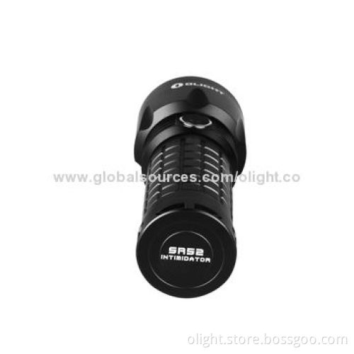 Rechargeable Flashlight, SR52, Easy to Operate Switch, Micro USB Port on Side, 1,200lm Luminous Flux